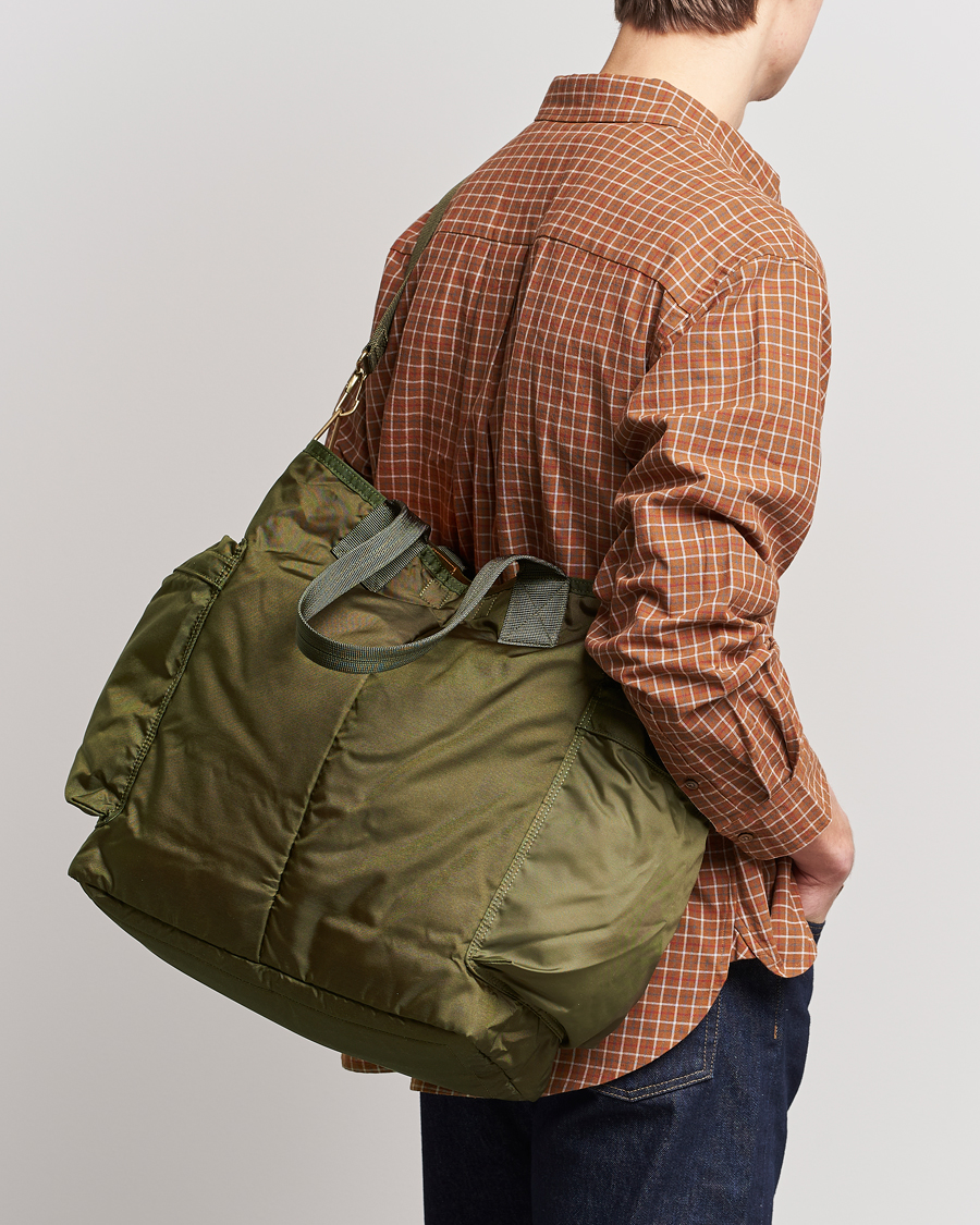 Herre | Nye produktbilder | Porter-Yoshida & Co. | Force 2Way Tote Bag Olive Drab