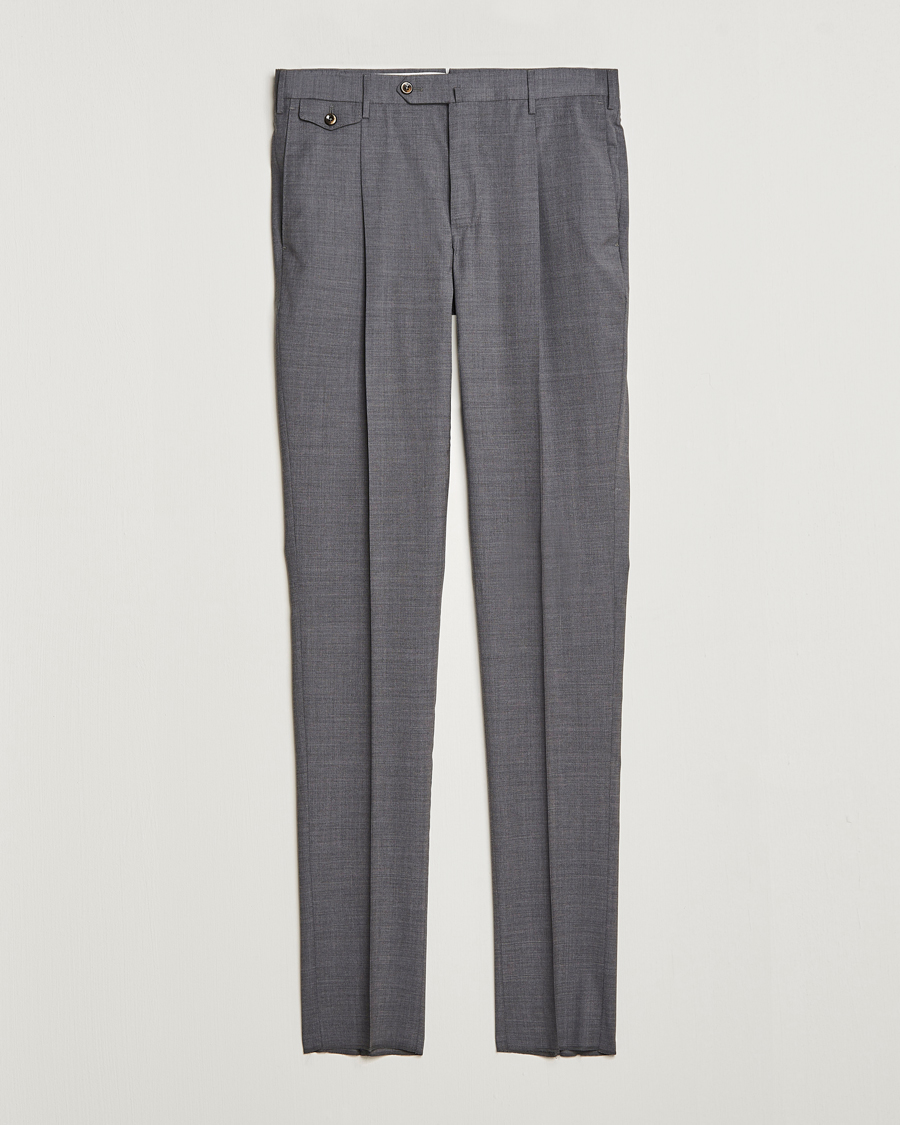 Herre | Bukser | PT01 | Gentleman Fit Wool Trousers Medium Grey