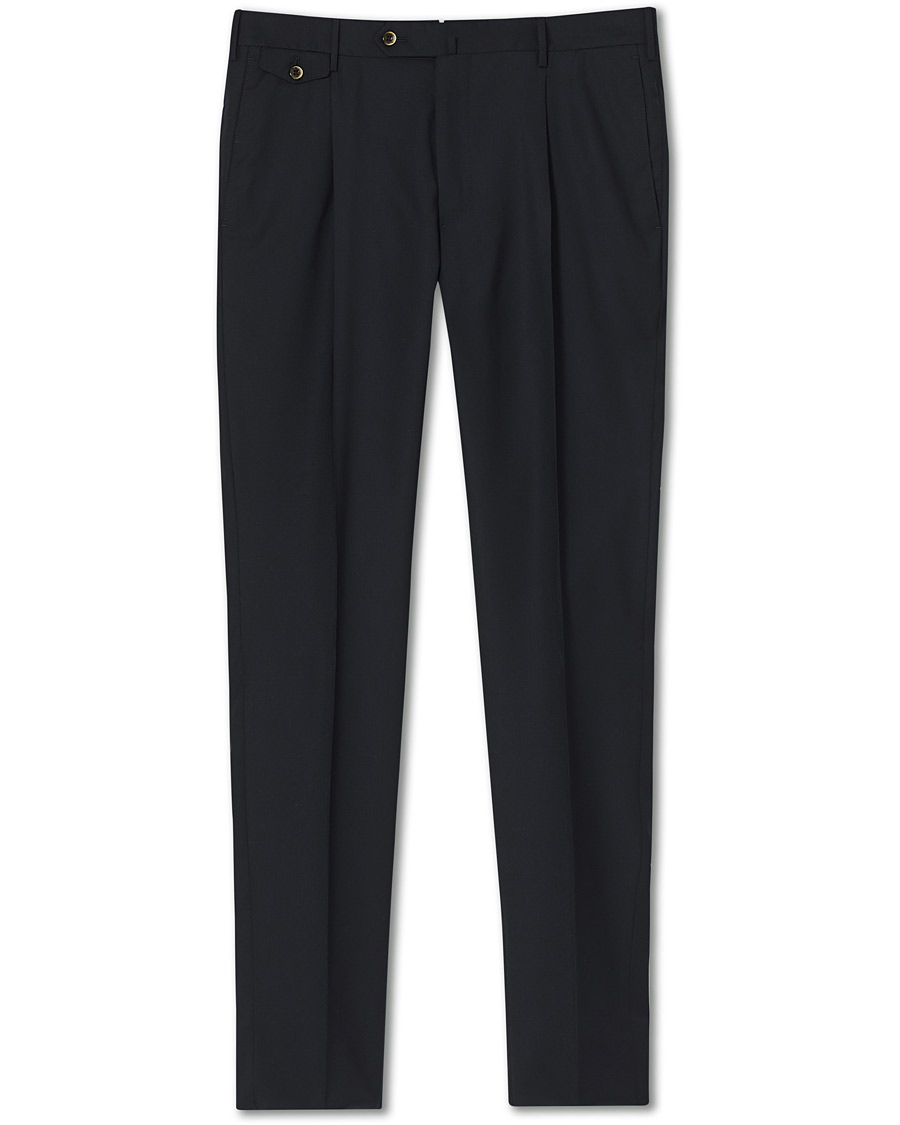 Herre | Bukser | PT01 | Gentleman Fit Wool Trousers Navy