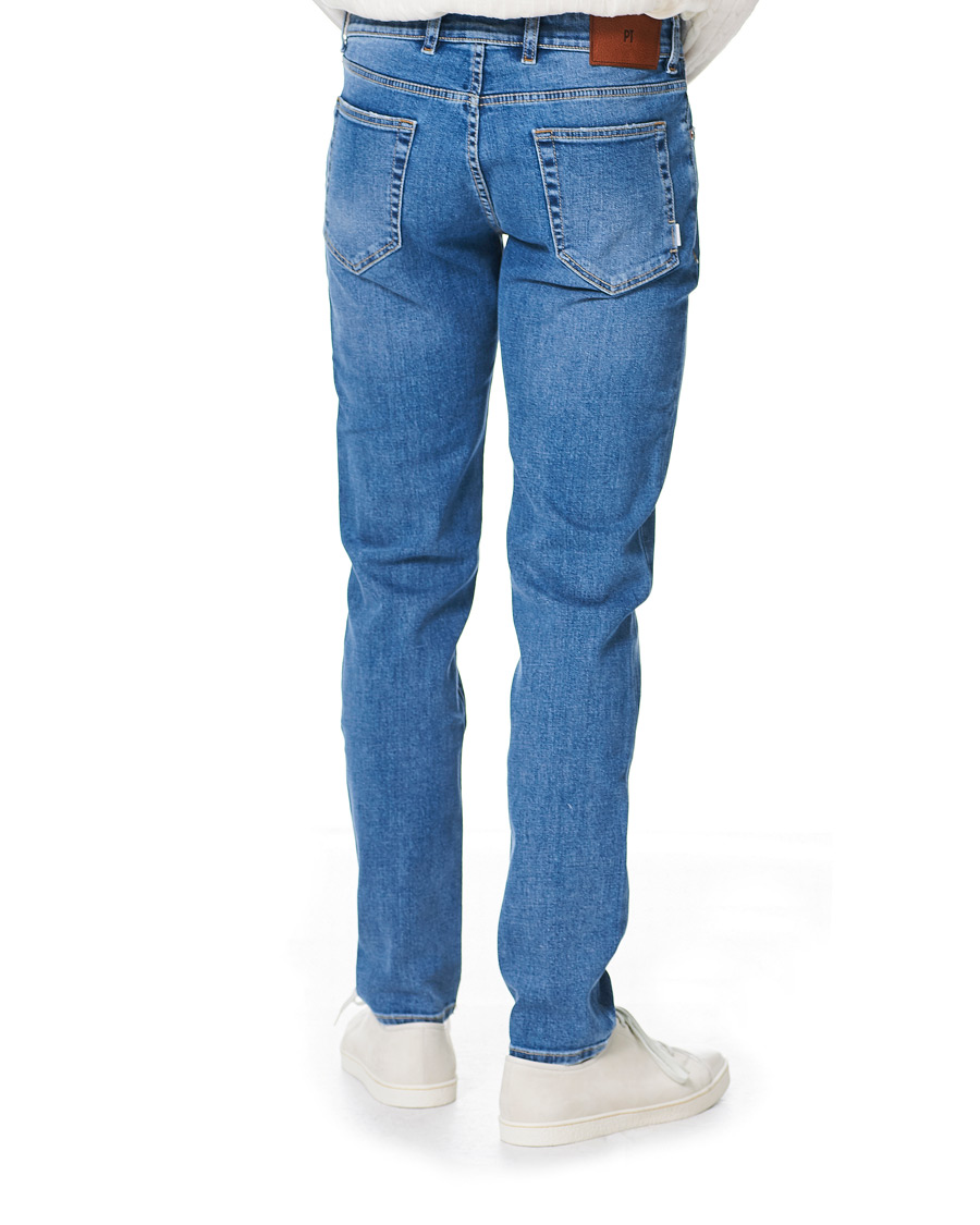Herre | Jeans | PT01 | Slim Fit Stretch Denim Light Blue Wash