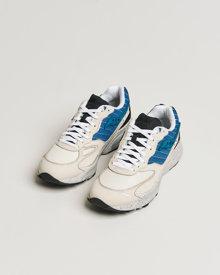 Herre | Active | Saucony | Grid Hurricane Sneaker Cream/Blue