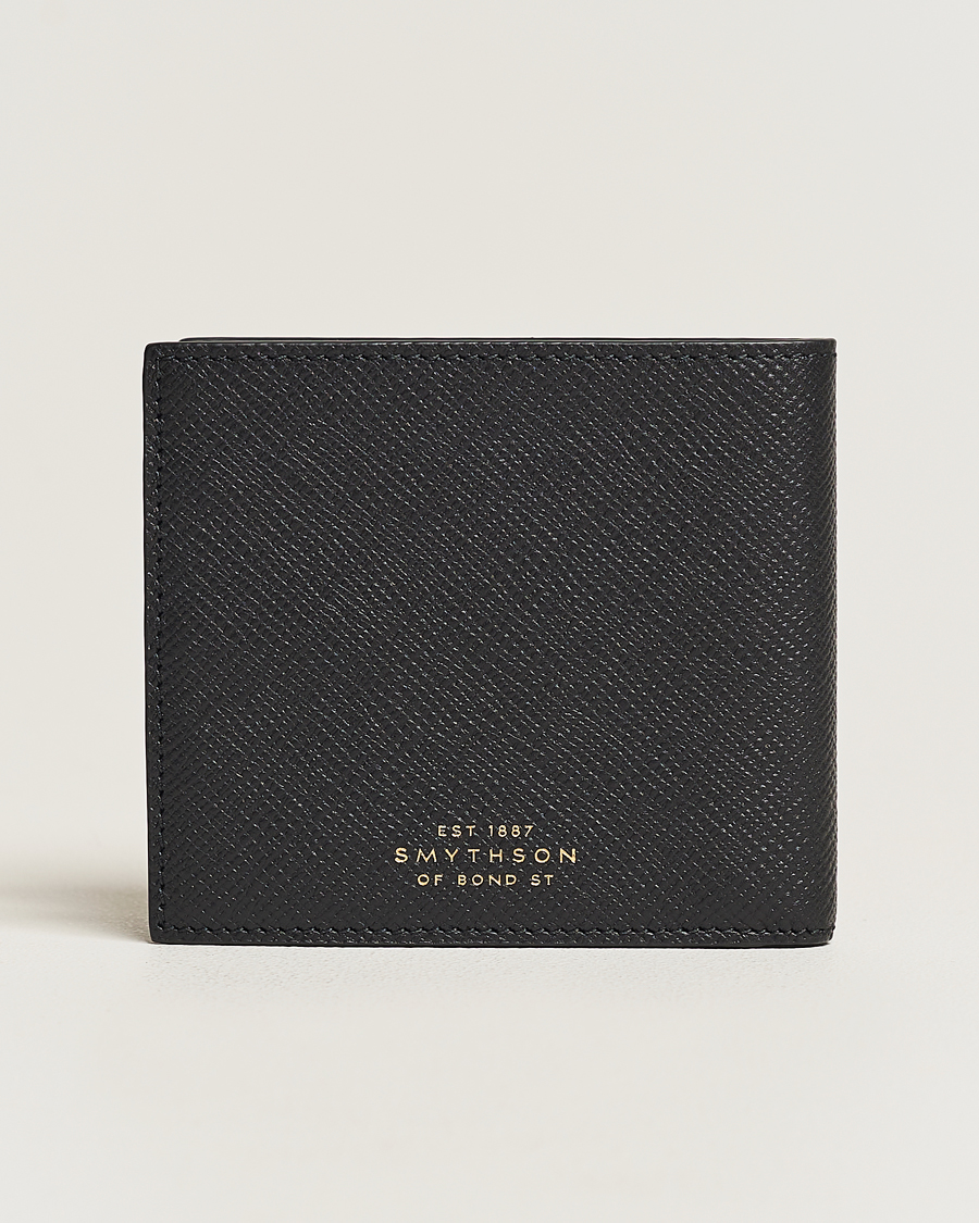 Herre | Lommebøker | Smythson | Panama 6 Card Wallet Black Leather