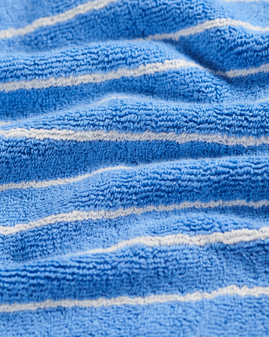 Herre | Til hjemmet | Tekla | Organic Terry Hand Towel Clear Blue Stripes