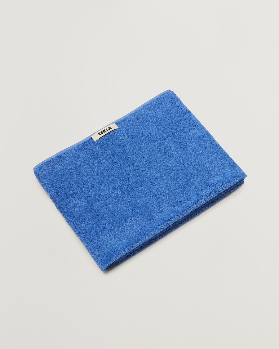 Herre | Tekstiler | Tekla | Organic Terry Bath Towel Clear Blue