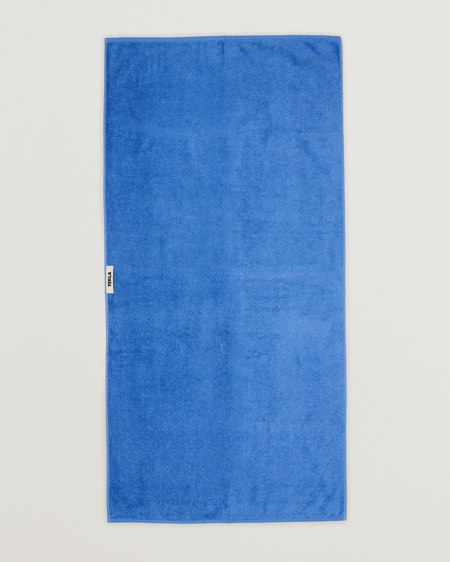 Herre | Tekstiler | Tekla | Organic Terry Bath Towel Clear Blue