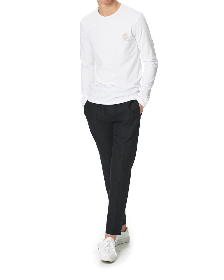 Herre | T-Shirts | Versace | Medusa Long Sleeve Tee White