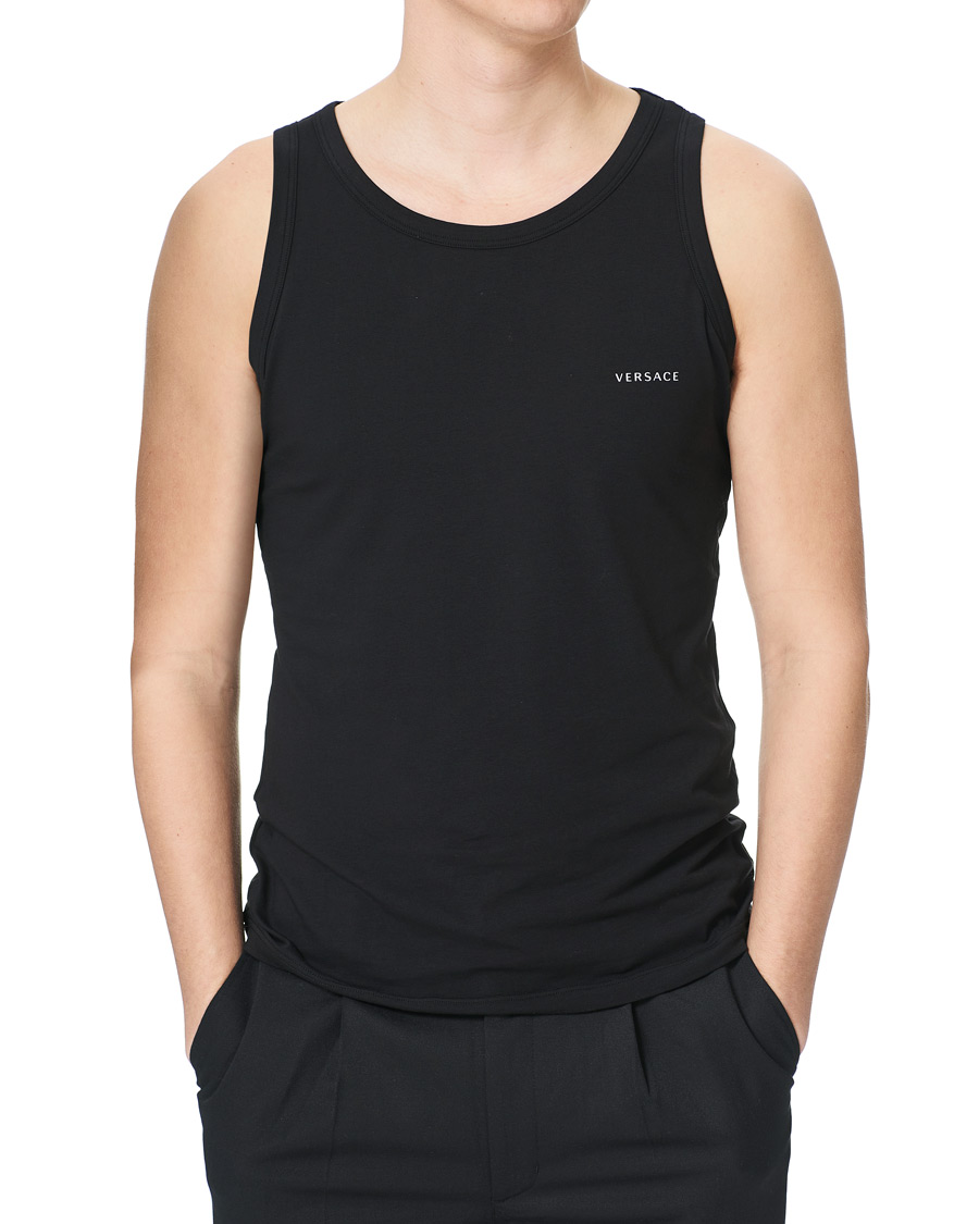 Herre | Versace | Versace | Logo Tank Top Black