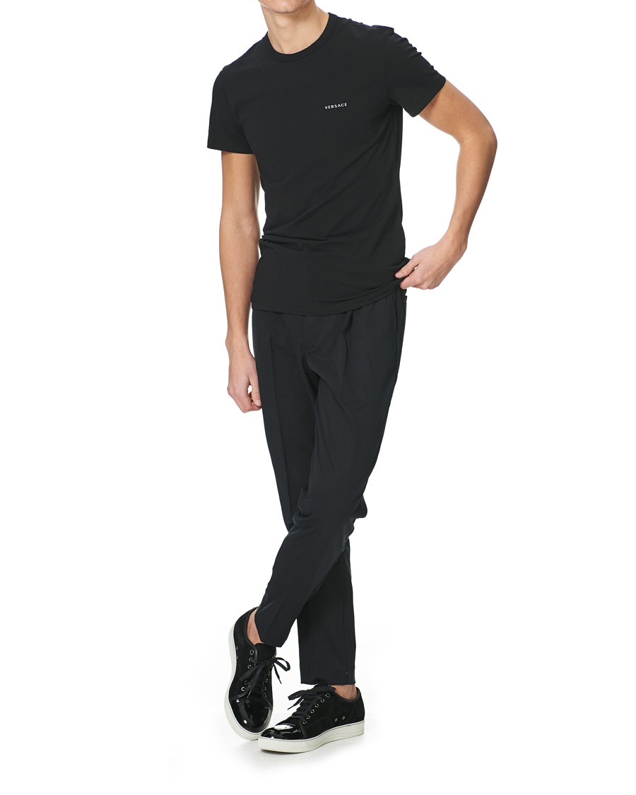 Herre | T-Shirts | Versace | 2-Pack Logo Tee Black/White