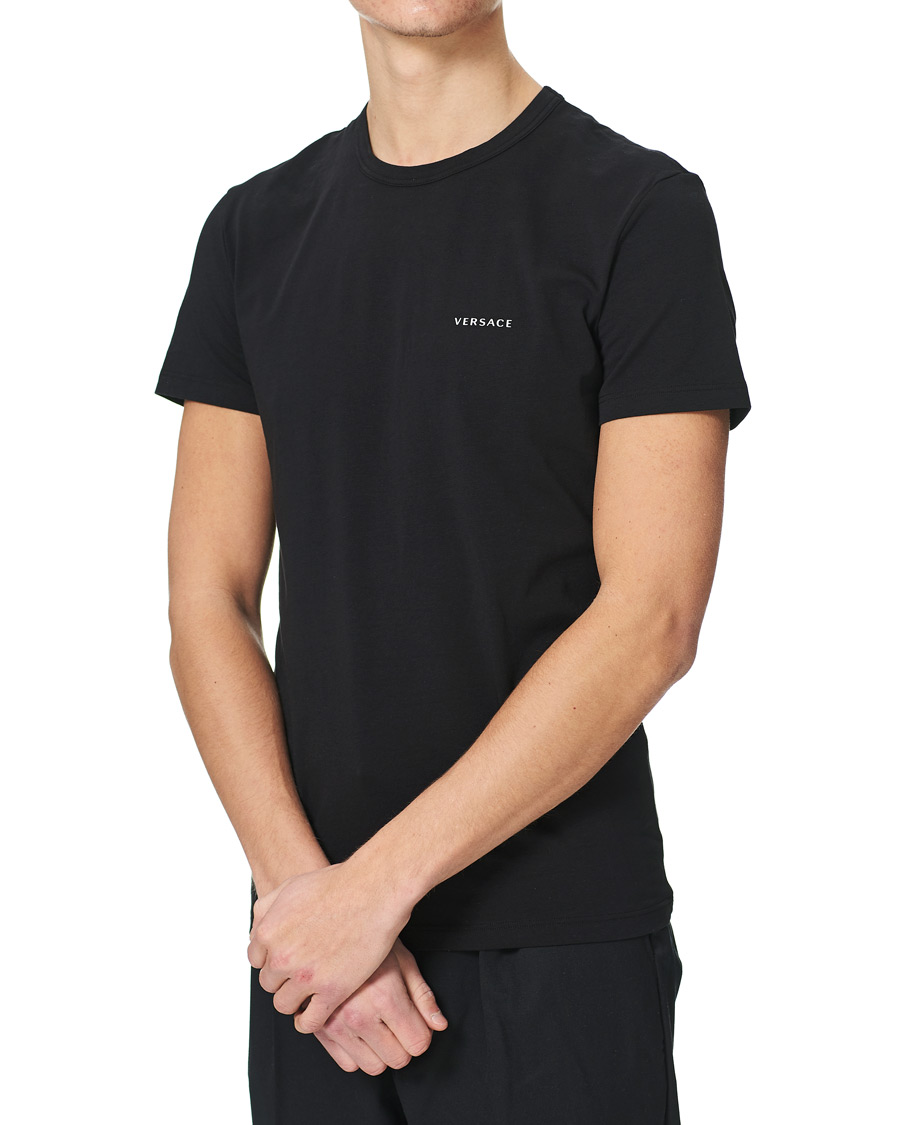 Herre | Versace | Versace | 2-Pack Logo Tee Black/White