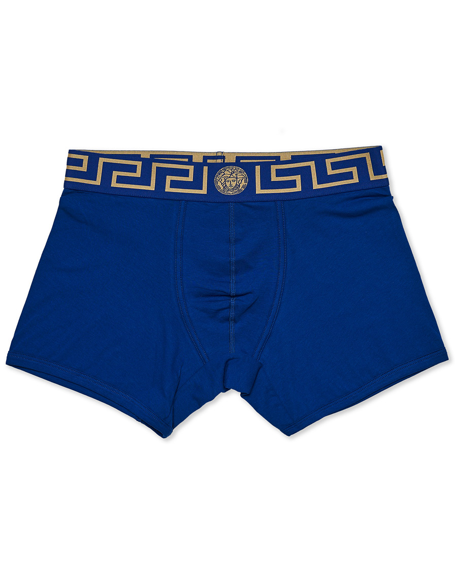 Herre | Undertøy | Versace | Greca Boxer Briefs Blue