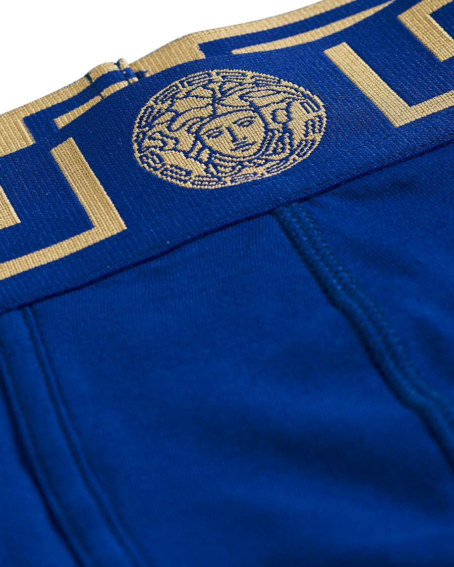 Herre | Undertøy | Versace | Greca Boxer Briefs Blue