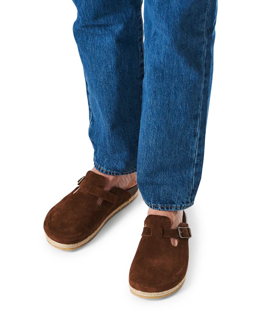 Herre | Yuketen Sal 1 Crepe Sole Sandals Snuff Suede | Yuketen | Sal 1 Crepe Sole Sandals Snuff Suede