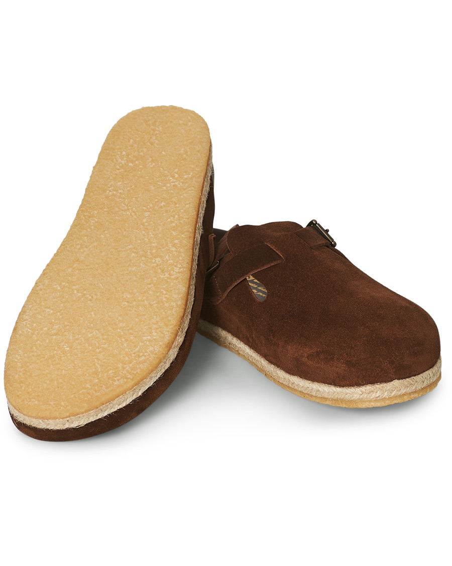 Herre | Yuketen Sal 1 Crepe Sole Sandals Snuff Suede | Yuketen | Sal 1 Crepe Sole Sandals Snuff Suede