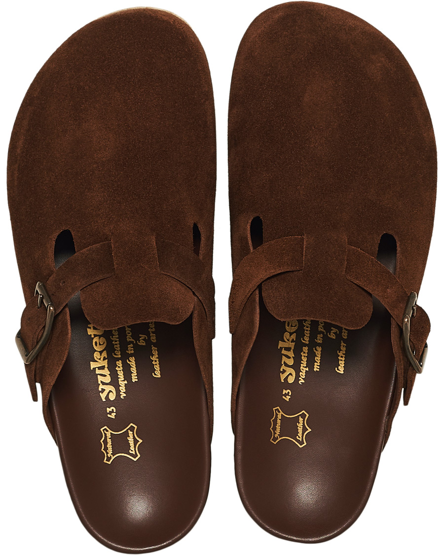 Herre | Yuketen Sal 1 Crepe Sole Sandals Snuff Suede | Yuketen | Sal 1 Crepe Sole Sandals Snuff Suede