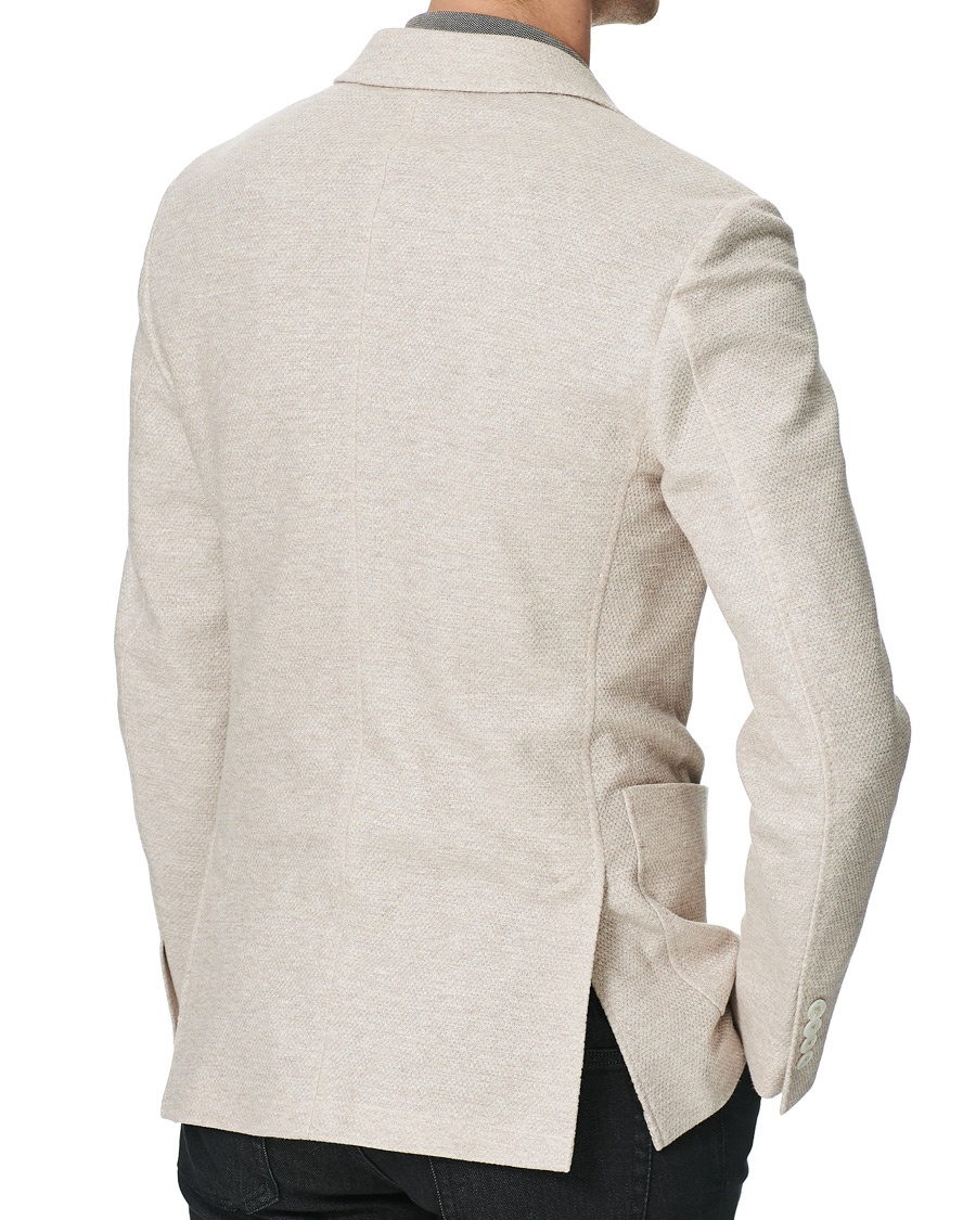 Herre | Dressjakker | Ermenegildo Zegna | Cotton/Linen Informale Blazer Light Beige