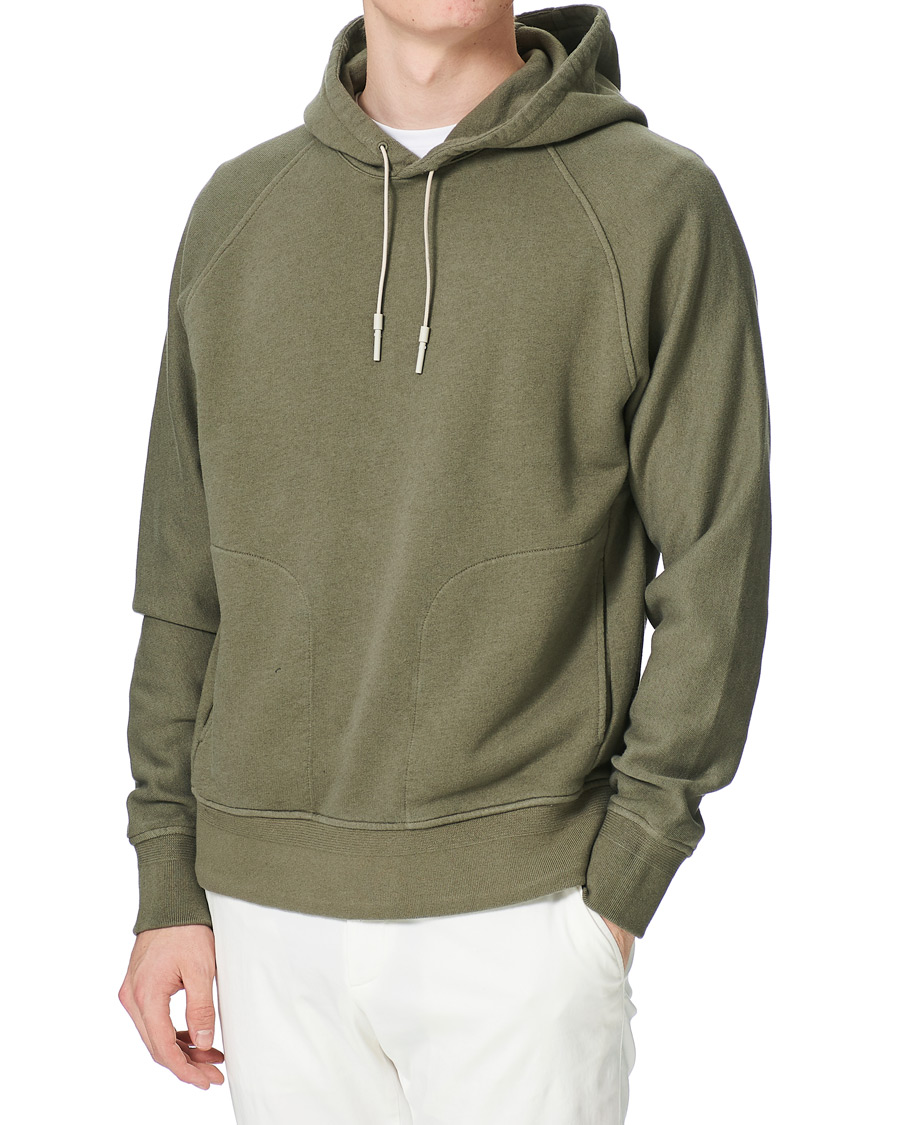 Herre | Gensere | Ermenegildo Zegna | Cotton/Cashmere Hoodie Sage Green