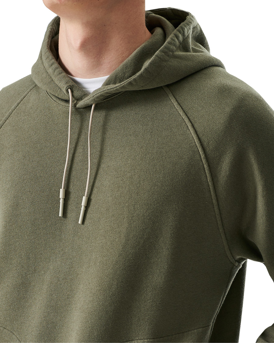 Herre | Gensere | Ermenegildo Zegna | Cotton/Cashmere Hoodie Sage Green
