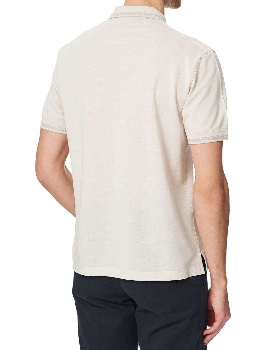 Herre | Pikéer | Ermenegildo Zegna | Cotton/Silk Polo Beige