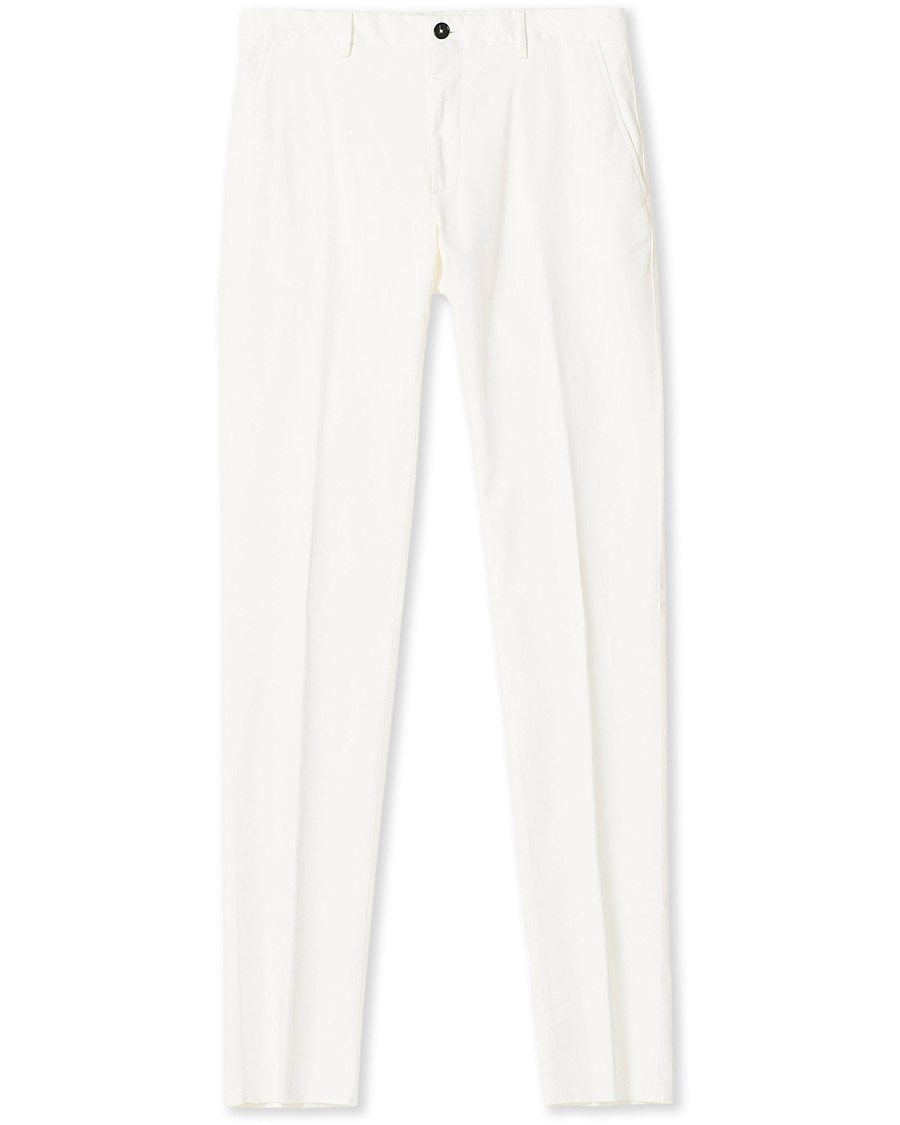 Herre | Bukser | Ermenegildo Zegna | Slim Fit Premium Cotton Chinos Off White
