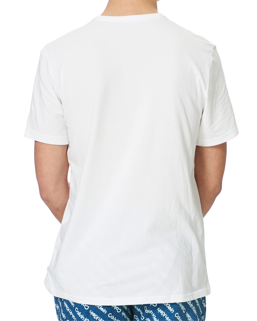 Herre | Pyjamaser og badekåper | Calvin Klein | Short Pyjama Set White/Navy