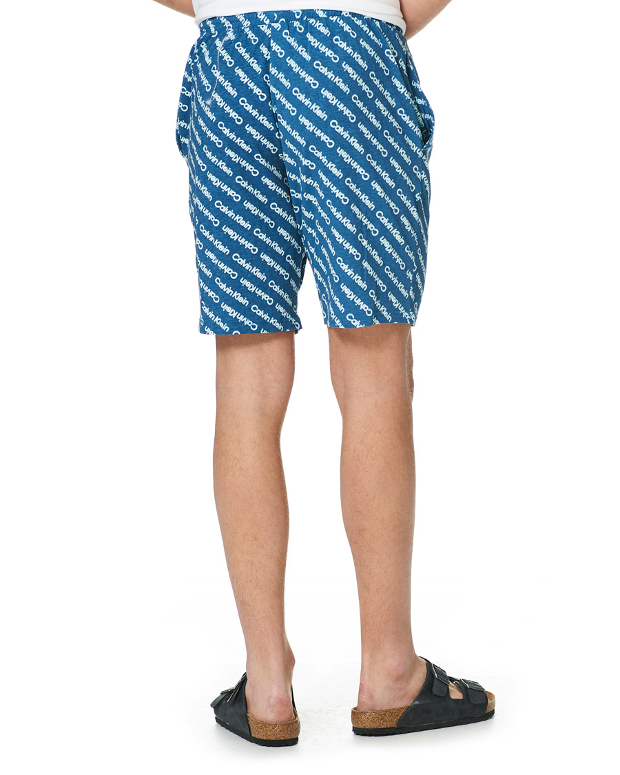 Herre | Pyjamaser og badekåper | Calvin Klein | Short Pyjama Set White/Navy