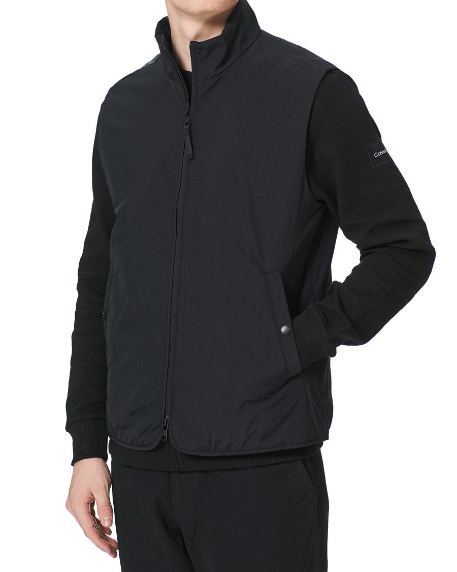 Herre | Jakker | Calvin Klein | Crinkle Nylon Vest Black