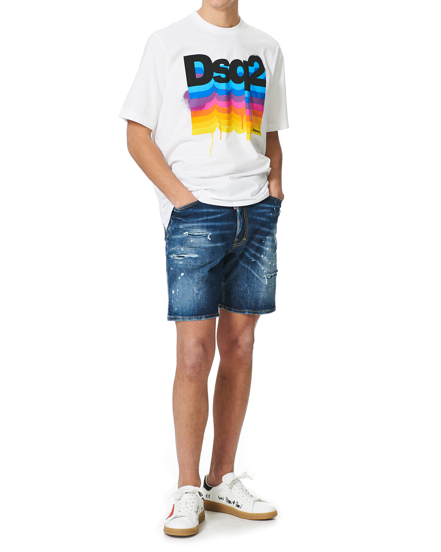Herre | Shorts | Dsquared2 | Marine Denim Shorts Medium Blue Wash