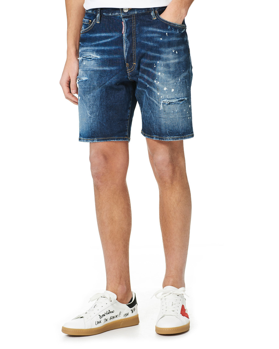Herre | Shorts | Dsquared2 | Marine Denim Shorts Medium Blue Wash