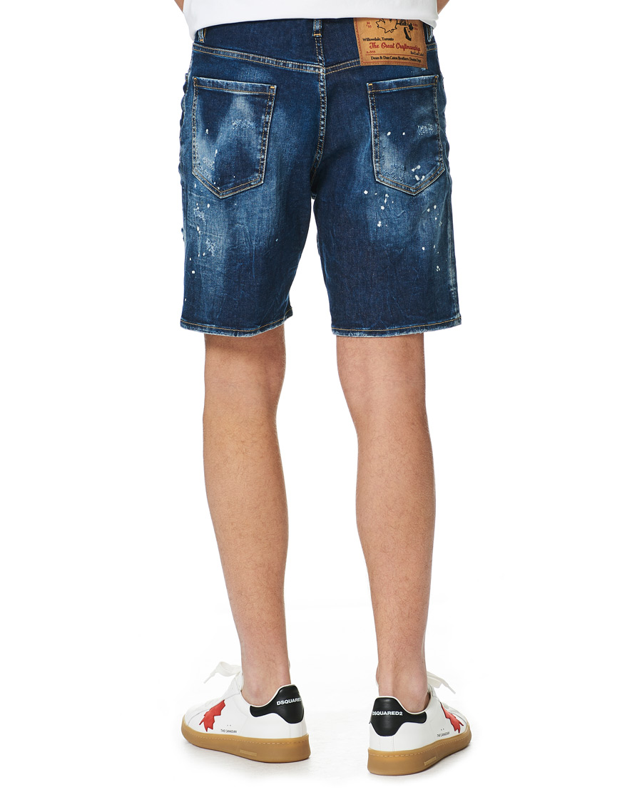 Herre | Shorts | Dsquared2 | Marine Denim Shorts Medium Blue Wash