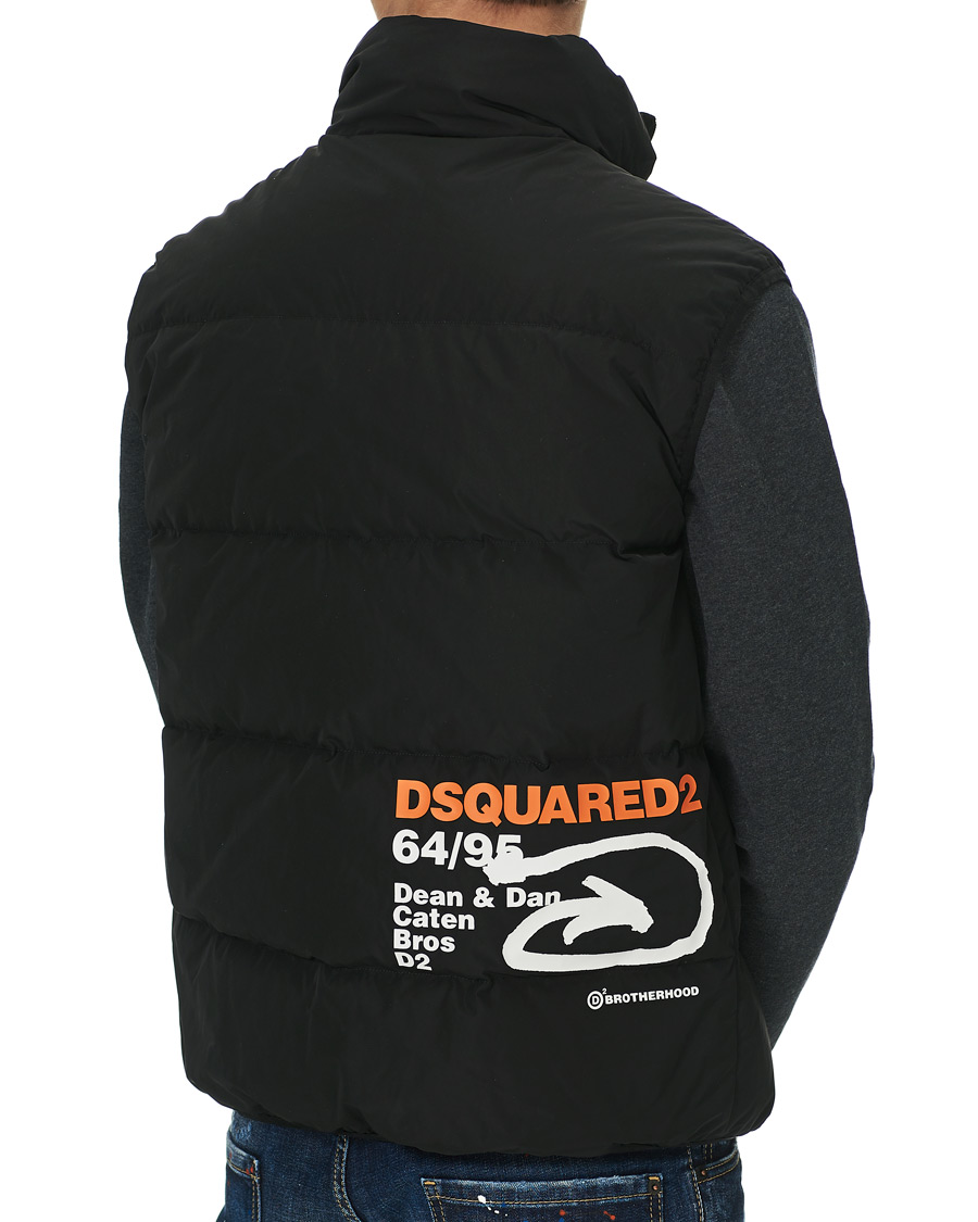 Herre | Jakker | Dsquared2 | Padded Down Gilet Black