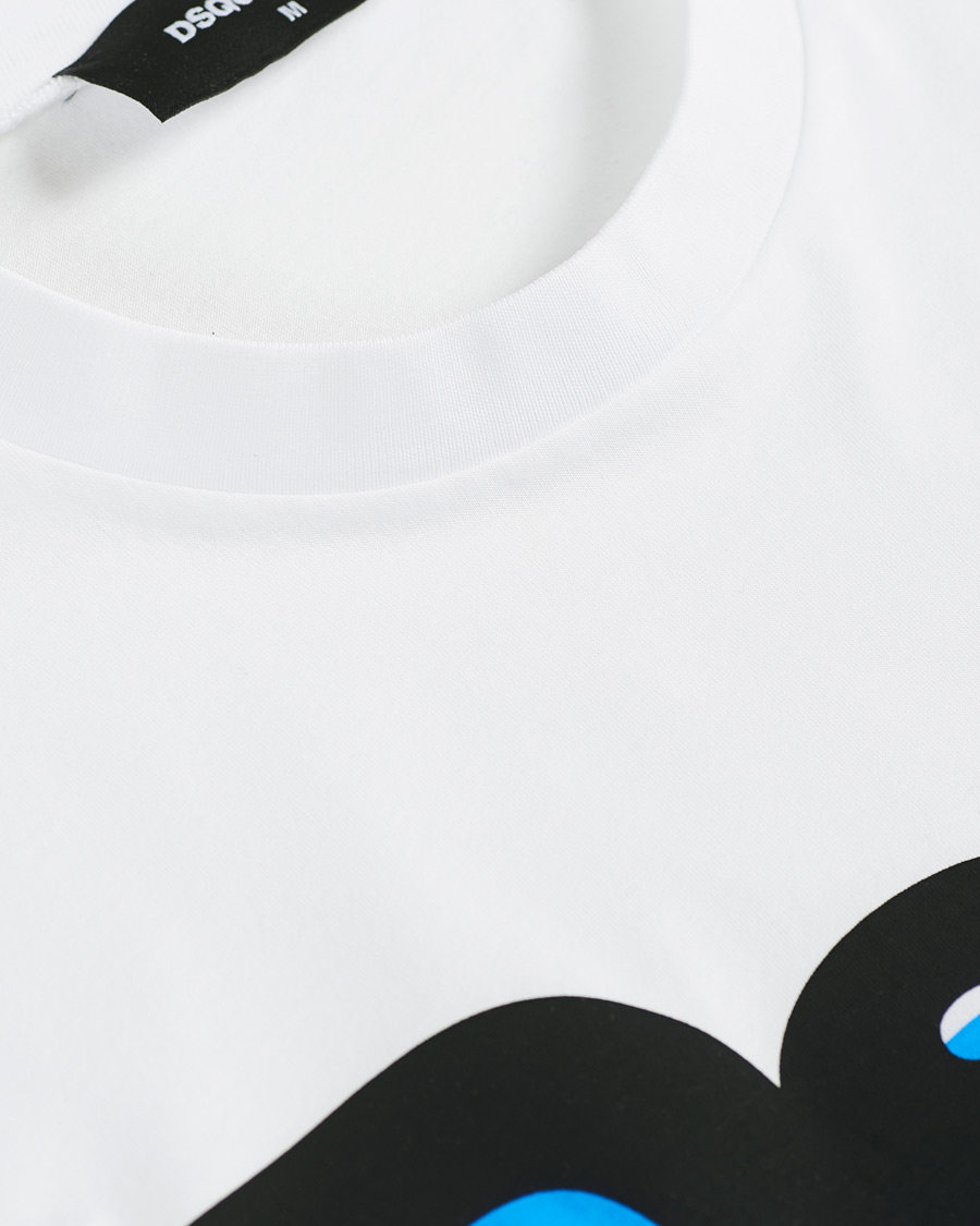 Herre | T-Shirts | Dsquared2 | Colour Print Tee White
