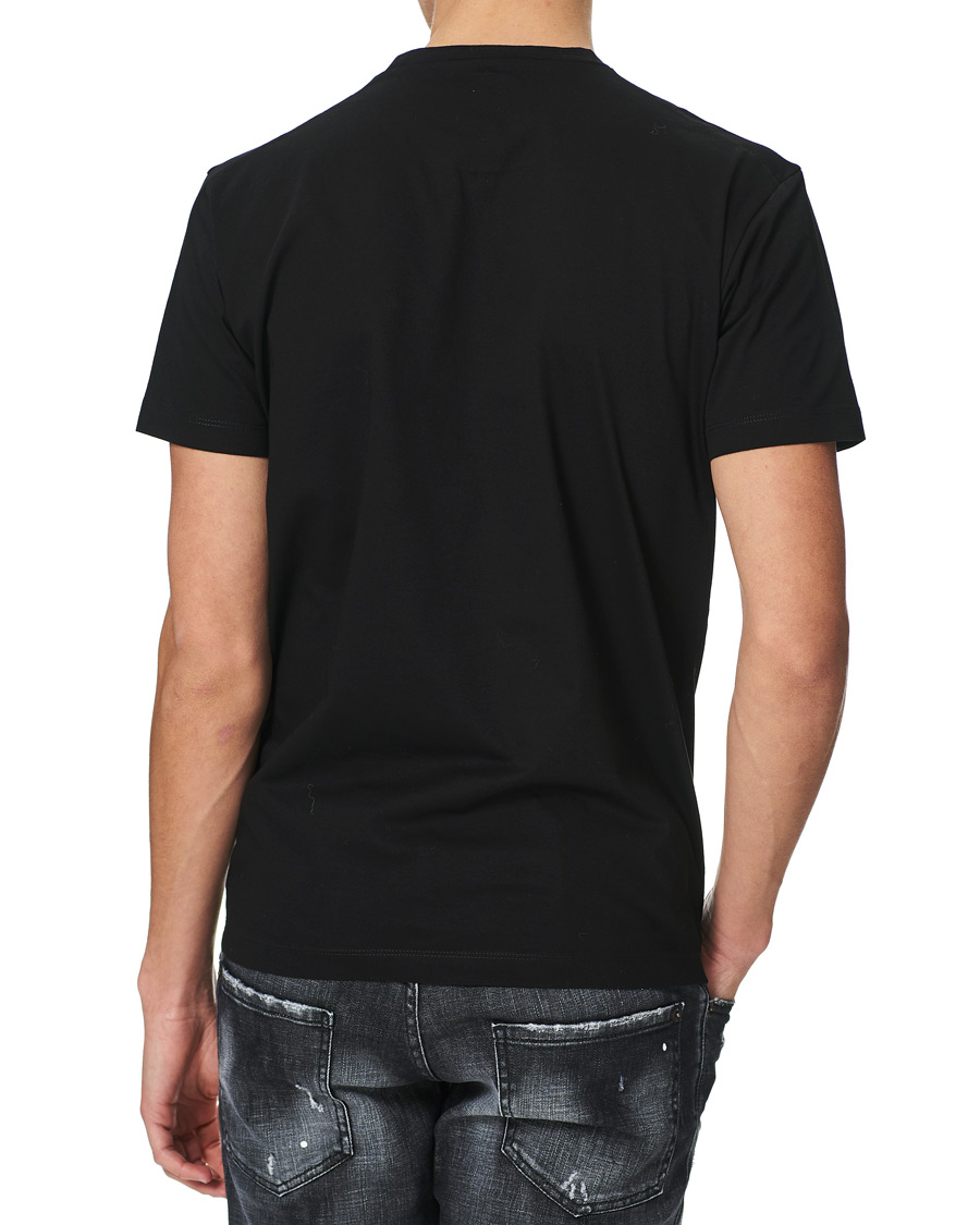 Herre | T-Shirts | Dsquared2 | Graffiti Logo Tee Black