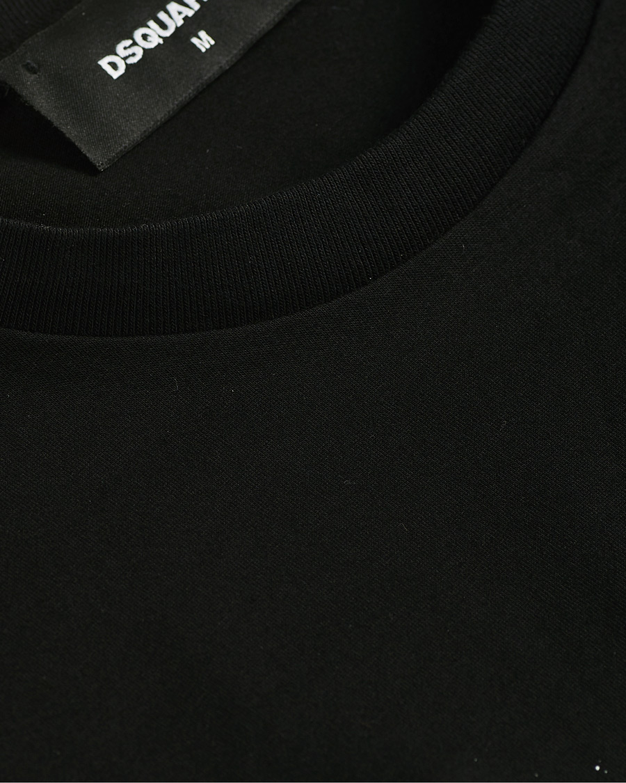 Herre | T-Shirts | Dsquared2 | Graffiti Logo Tee Black