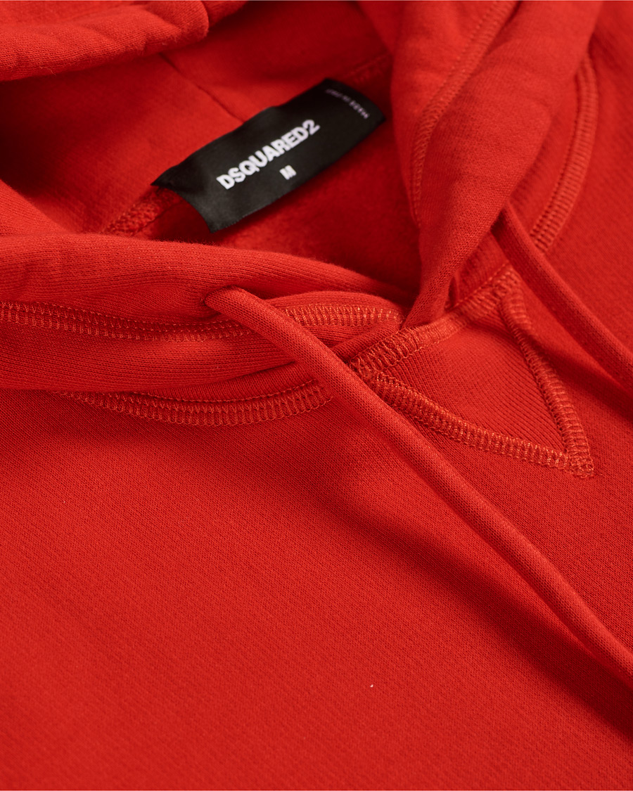 Herre | Gensere | Dsquared2 | Icon Logo Hoodie Red