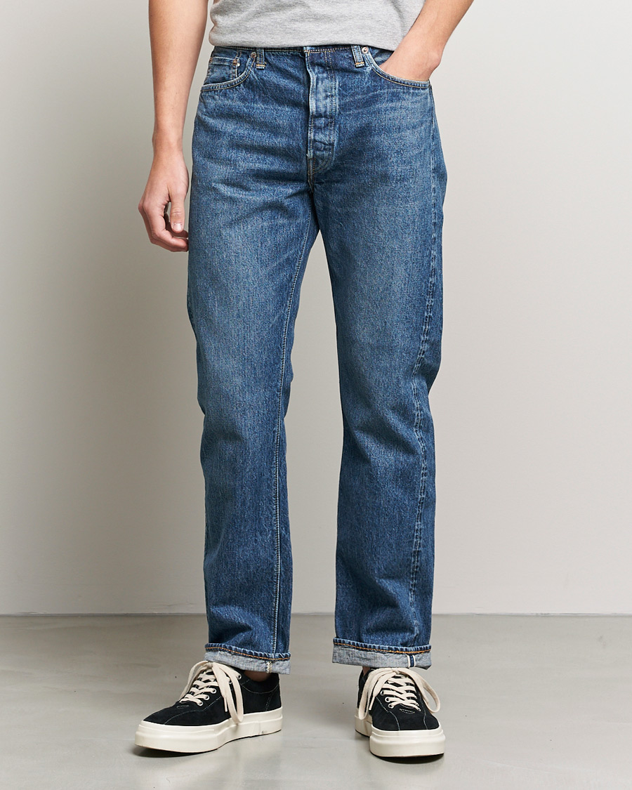 Herre | Klær | orSlow | Straight Fit 105 Selvedge Jeans 2 Year Wash