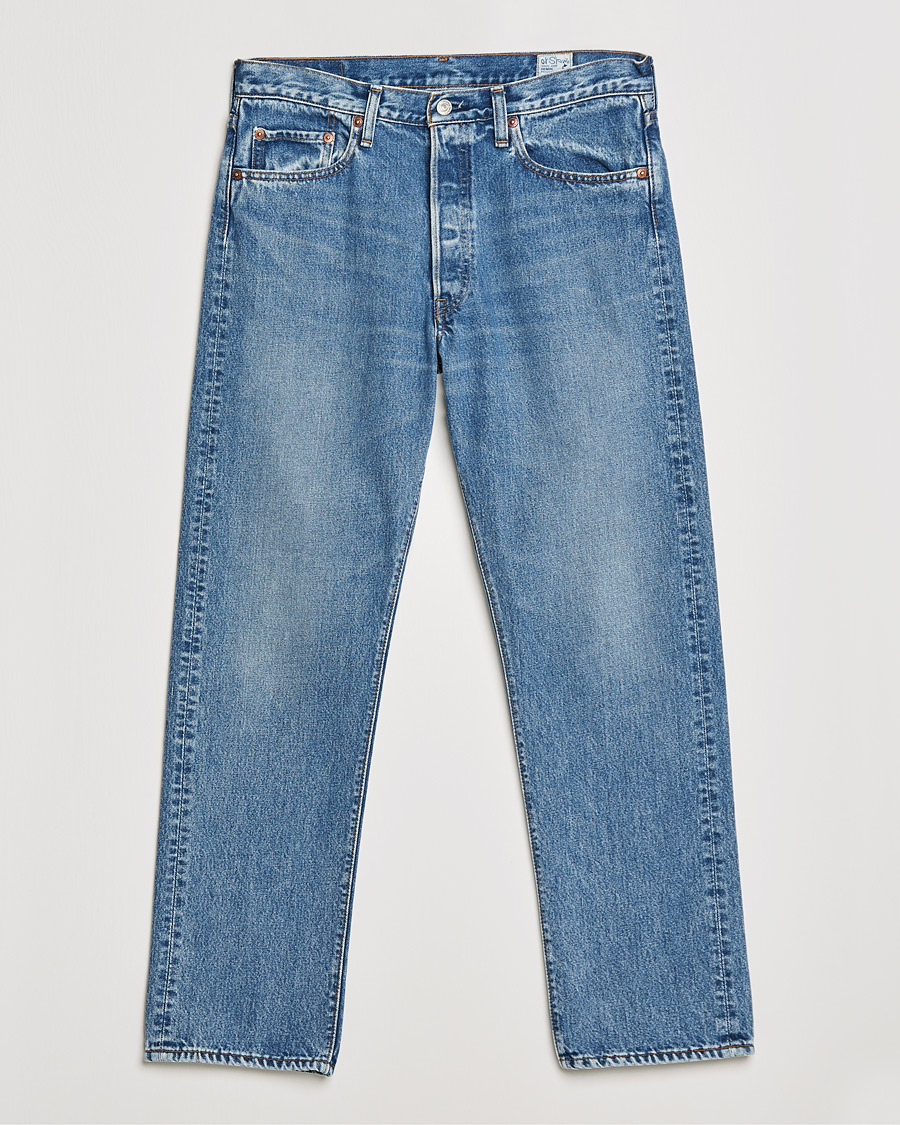 Herre | Klær | orSlow | Straight Fit 105 Selvedge Jeans Used Denim