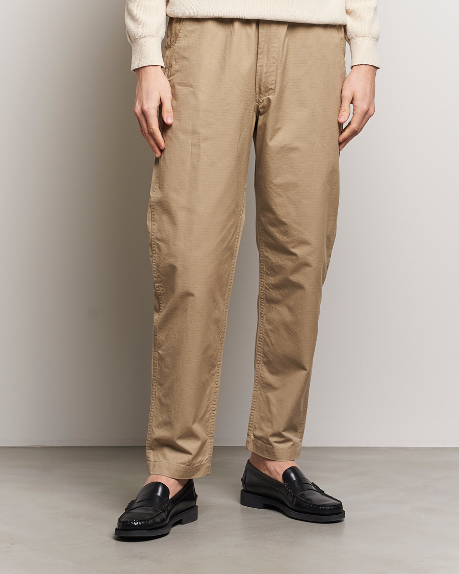 Herre | Japanese Department | orSlow | New Yorker Pants Beige