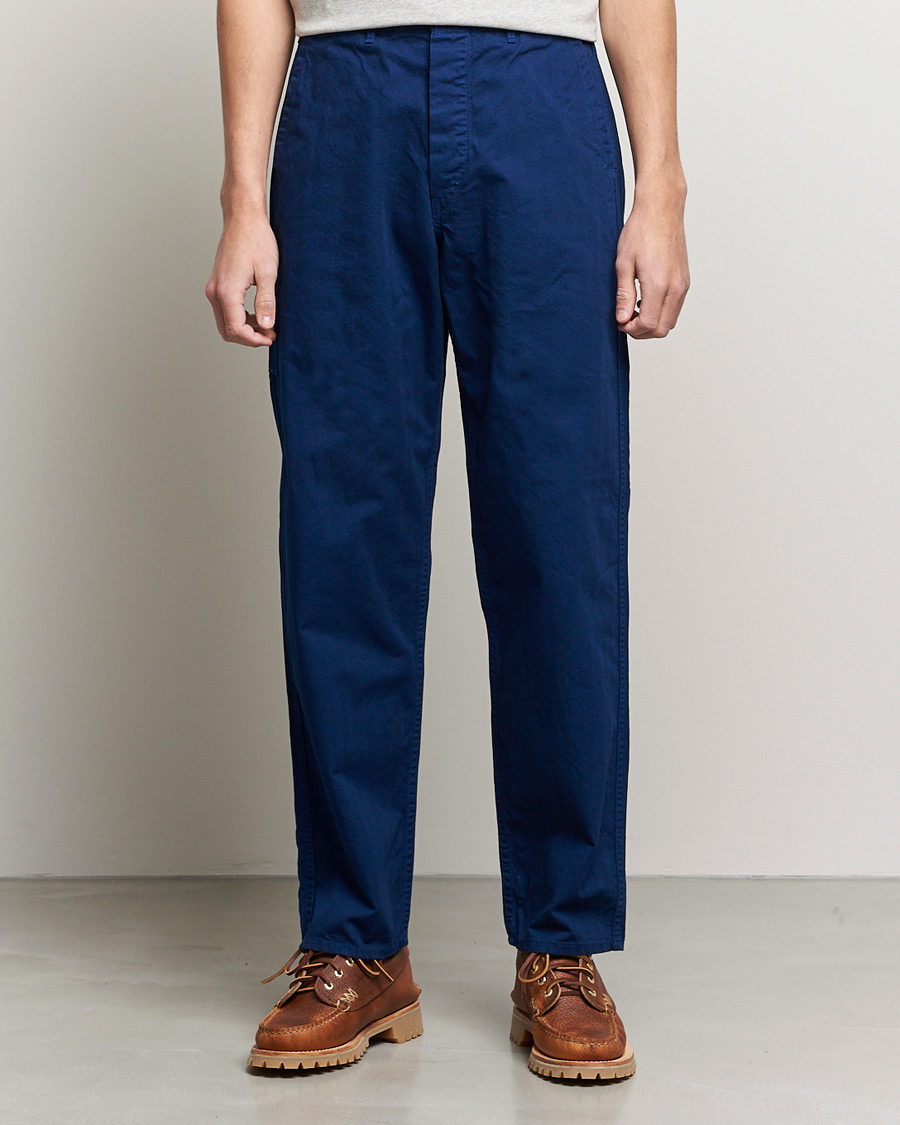 Herre | Bukser | orSlow | French Work Pants Dark Blue