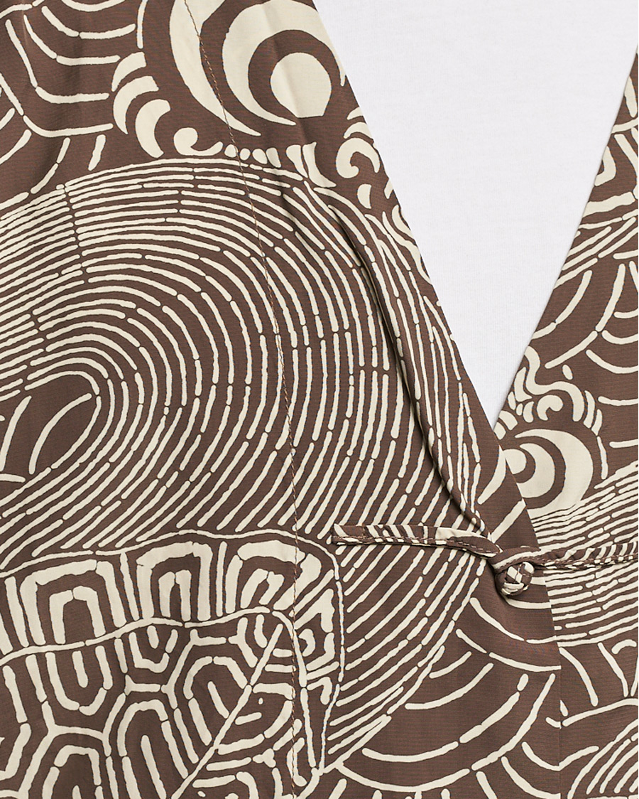 Herre | Gensere | orSlow | Hawaiian Cardigan Turtle Print