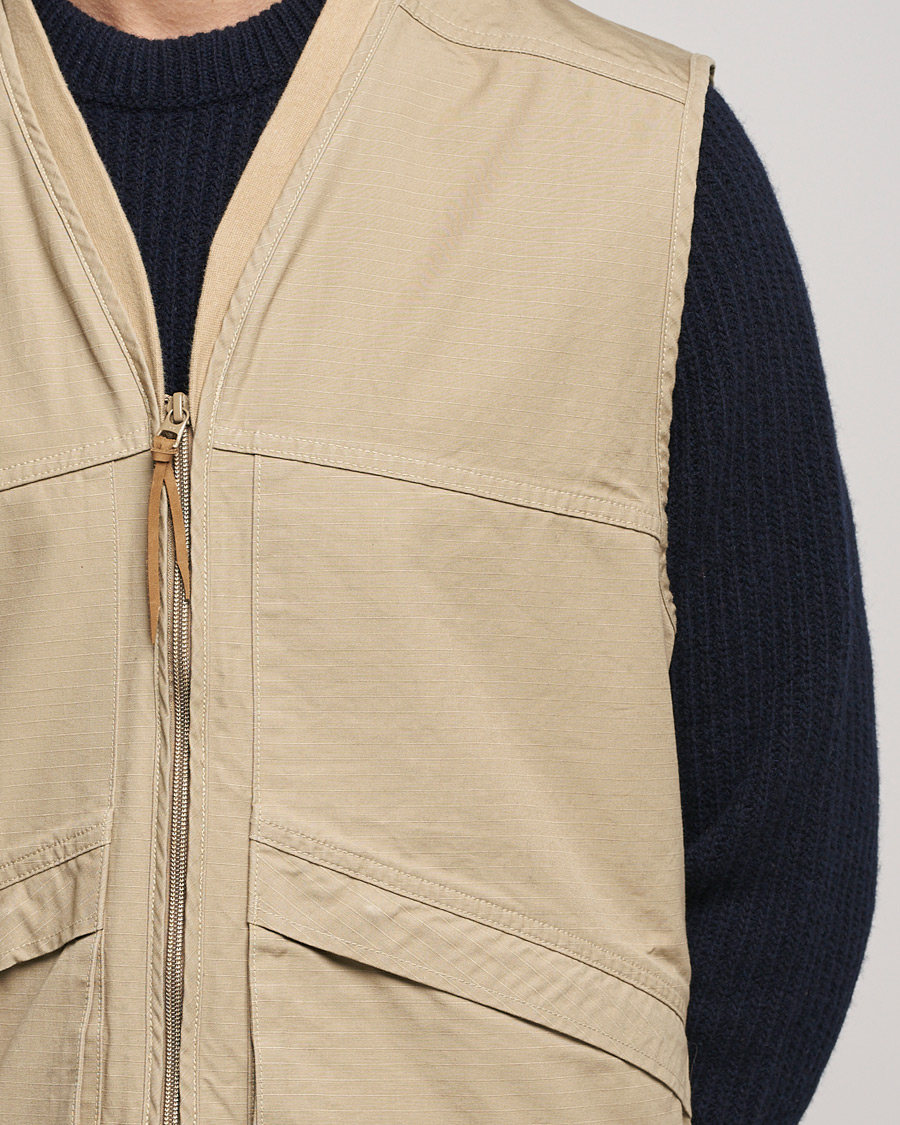Herre | Jakker | orSlow | Utility Vest Beige