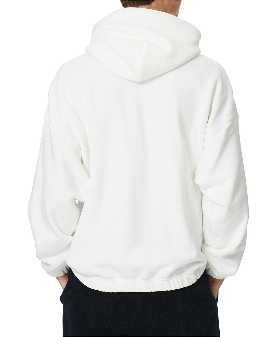 Herre | Gensere | Giorgio Armani | Denim Cotton Hoodie White