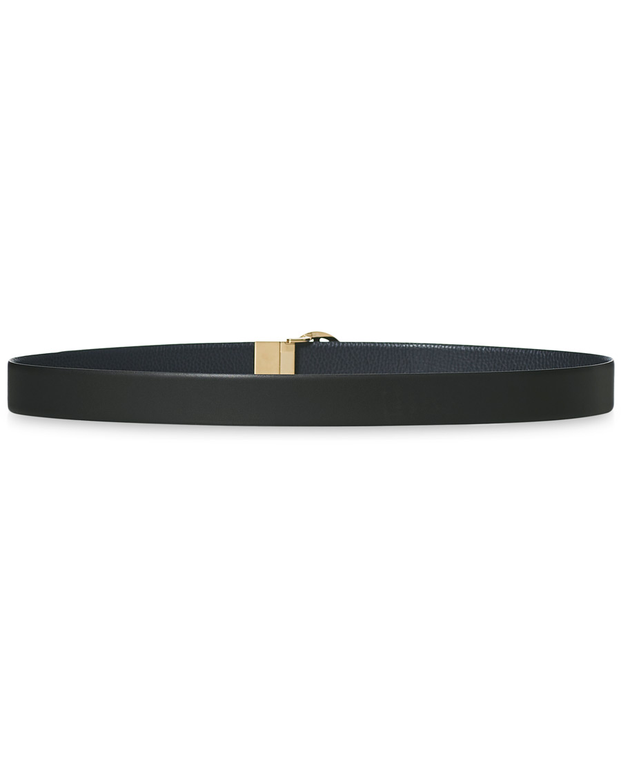 Herre | Giorgio Armani Reversible Leather Belt Navy/Black | Giorgio Armani | Reversible Leather Belt Navy/Black