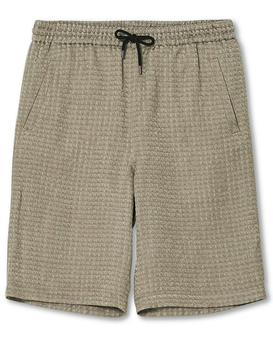 Herre | Shorts | Giorgio Armani | Jacquard Drawstring Shorts Beige