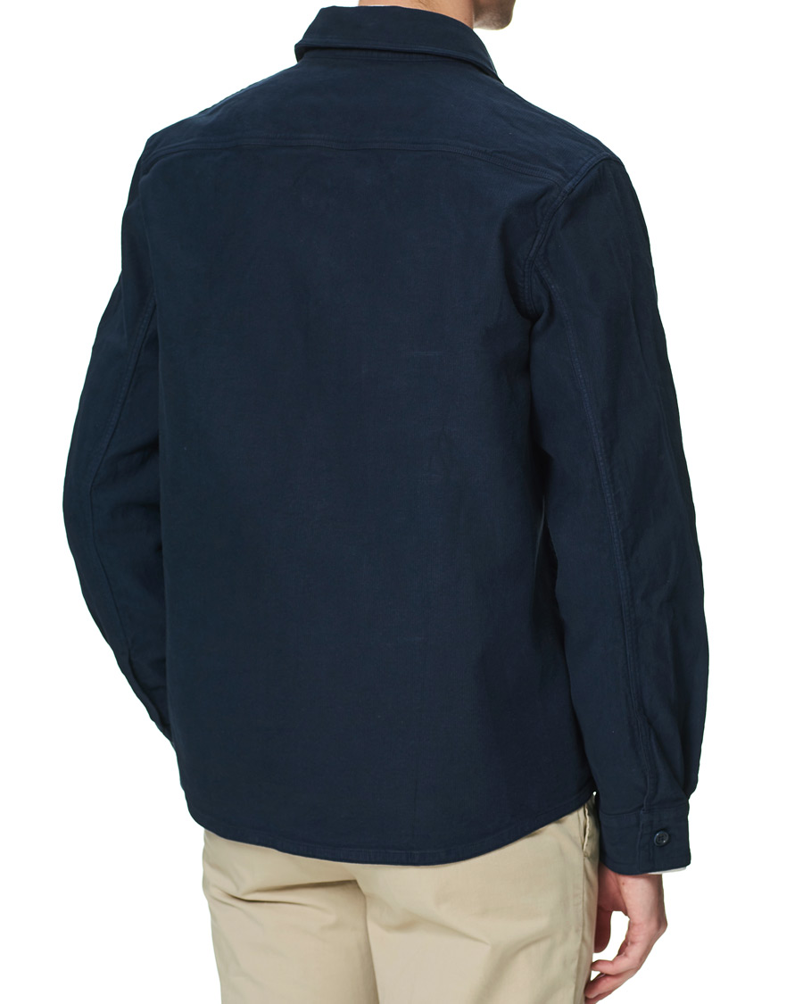 Herre | Skjorter | A.P.C. | Bastian Cotton Overshirt Navy
