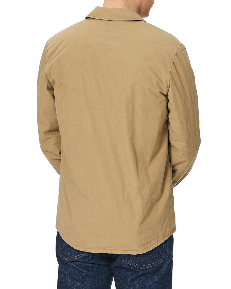 Herre | Jakker | A.P.C. | Alex Garment Dyed Overshirt Dark Beige