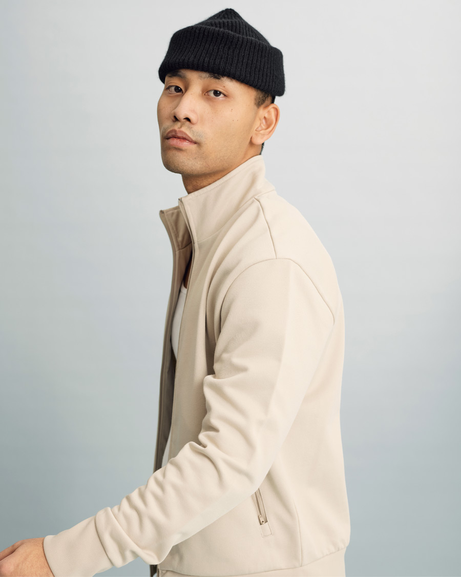 Herre | Gensere | Sunflower | Full Zip Track Top Beige