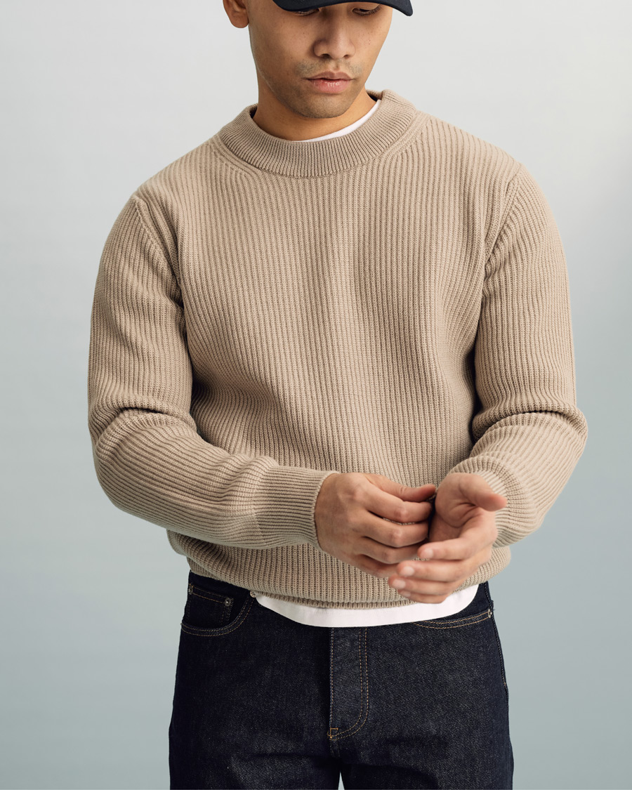 Herre | Gensere | Sunflower | Field Sweater Beige