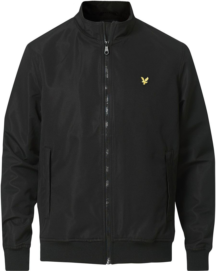 Herre | Jakker | Lyle & Scott | Mesh Backed Funnel Neck Jacket Jet Black