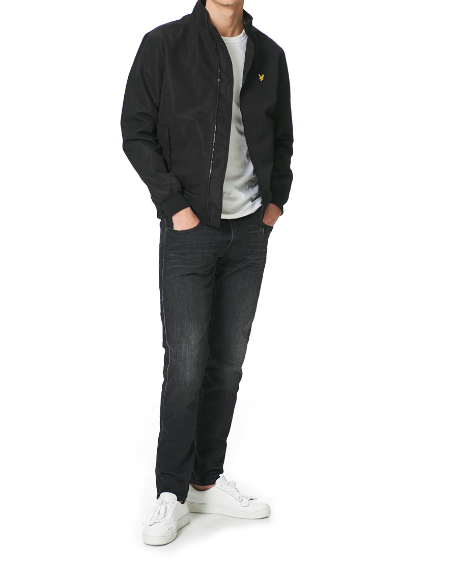 Herre | Jakker | Lyle & Scott | Mesh Backed Funnel Neck Jacket Jet Black