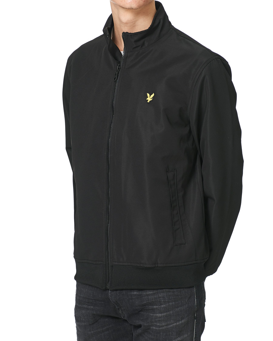 Herre | Jakker | Lyle & Scott | Mesh Backed Funnel Neck Jacket Jet Black